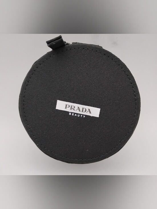 Prada Accessories - Prada Beauty Black Round Cosmetic Case